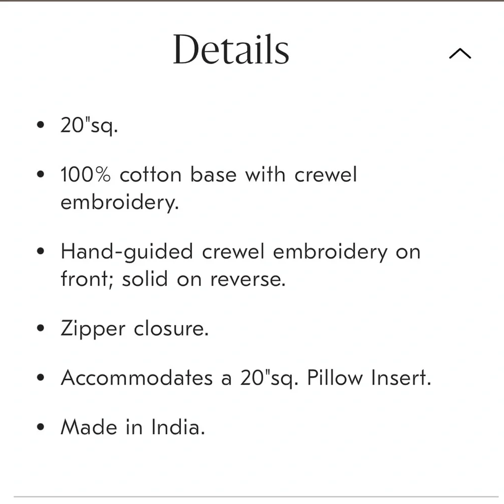 West Elm Crewel Outlined Shapes Pillow Cover